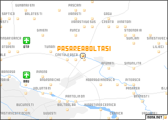 map of Pasărea-Boltaşi