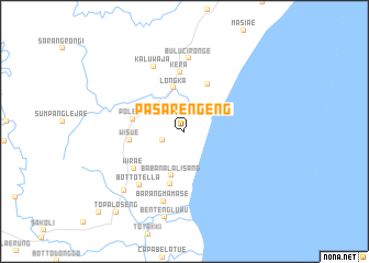 map of Pasarengeng