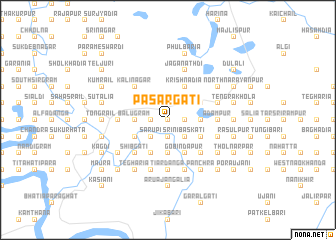 map of Pāsārgāti
