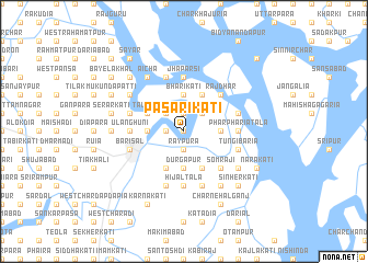 map of Pasarikāti