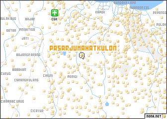 map of Pasarjumahat-Kulon