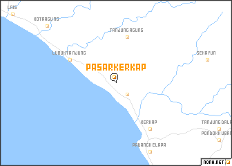 map of Pasarkerkap