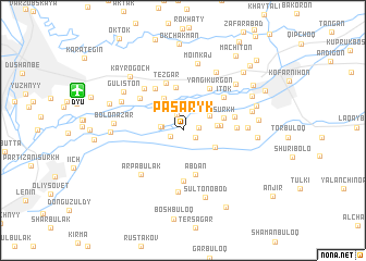map of Pasaryk
