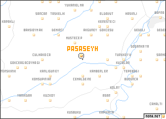 map of Paşaşeyh