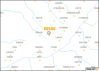 map of Pa-sau