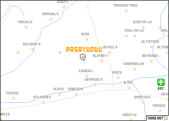 map of Paşayurdu