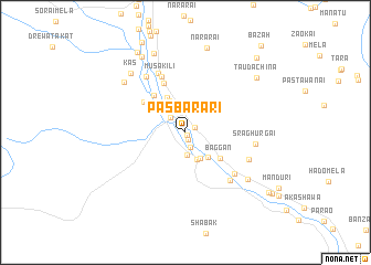 map of Pāsbarari