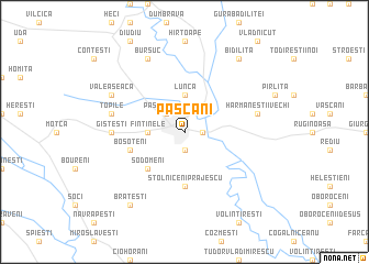 map of Paşcani