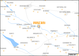 map of Paşcani