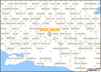 map of Pas Chaîne