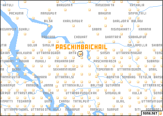 map of Paschim Bāichāil