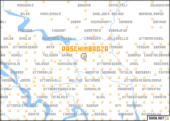 map of Paschim Bāoza