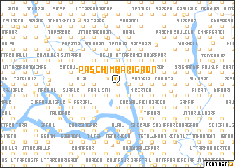 map of Paschim Bārigaon