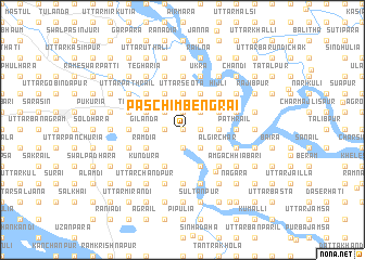 map of Paschim Bengrāi