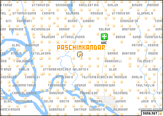 map of Paschim Kandār