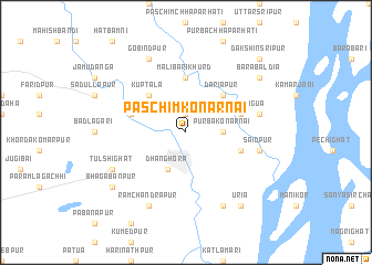 map of Paschim Konarnai