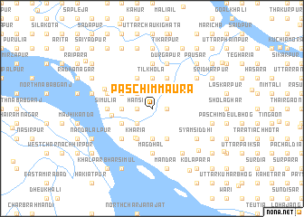 map of Paschim Maura