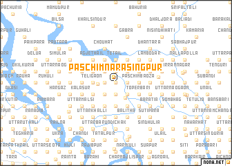 map of Paschim Narasingpur