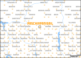 map of Paschim Pānisāil