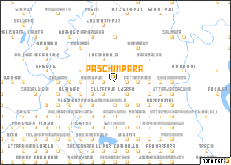 map of Paschimpāra