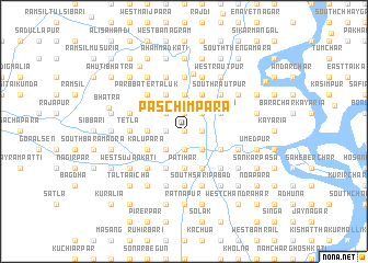 map of Paschimpāra