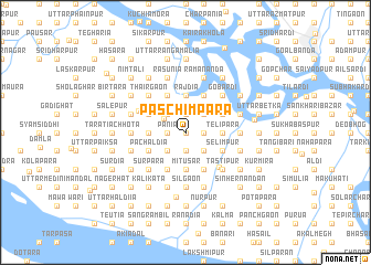 map of Paschimpāra