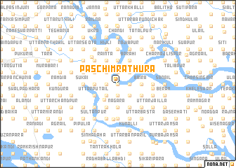 map of Paschim Rāthura