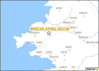 map of Pasciale-Fogliaccia