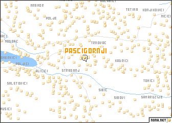 map of Pasci Gornji