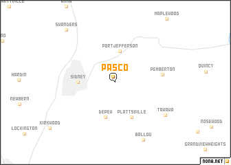 map of Pasco