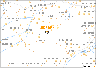 map of Pasdeh