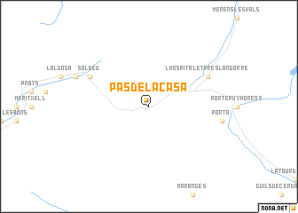 map of Pas de la Casa