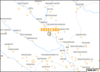 map of Pas-e Chāh