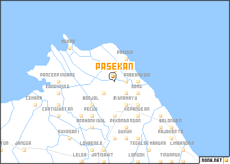 map of Pasekan