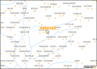 map of Pasekan