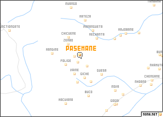 map of Pasemane