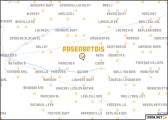 map of Pas-en-Artois