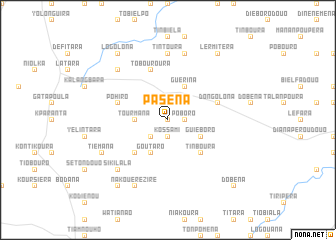 map of Paséna