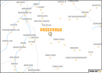 map of Pá Serrada