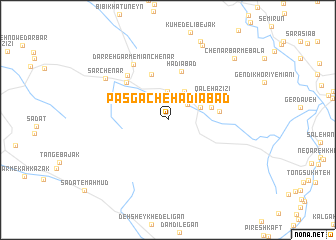 map of Pas Gach-e Hādīābād