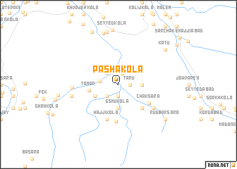 map of Pāshā Kolā