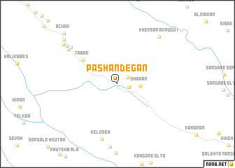 map of Pashandegān