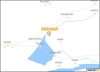 map of Pashdān