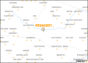 map of Pashkany