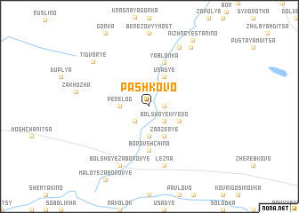 map of Pashkovo