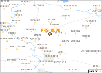 map of Pashkovo