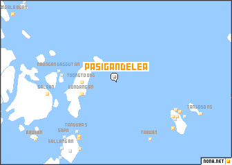 map of Pasigan de Lea