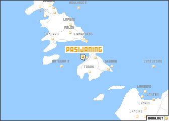 map of Pasijaning
