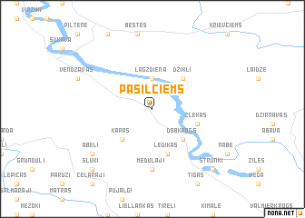 map of Pasilciems