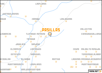 map of Pasillas